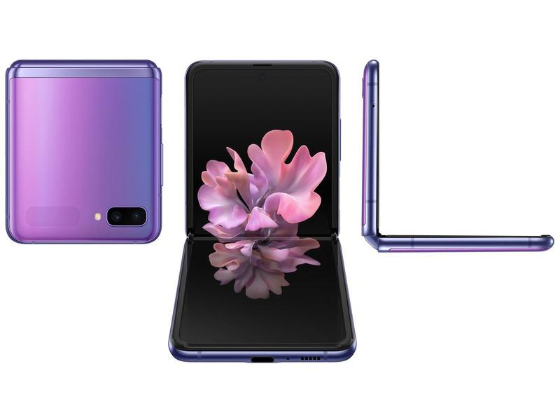 Smartphone Samsung Galaxy Z Flip 256GB - Ultravioleta 8GB RAM 6,7